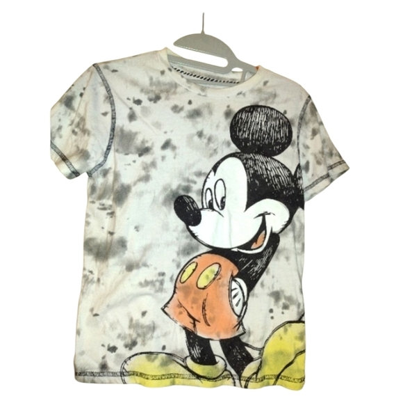 Disney Tops - Micky Mouse T-shirt Kids Women Girls Grey White Black Small